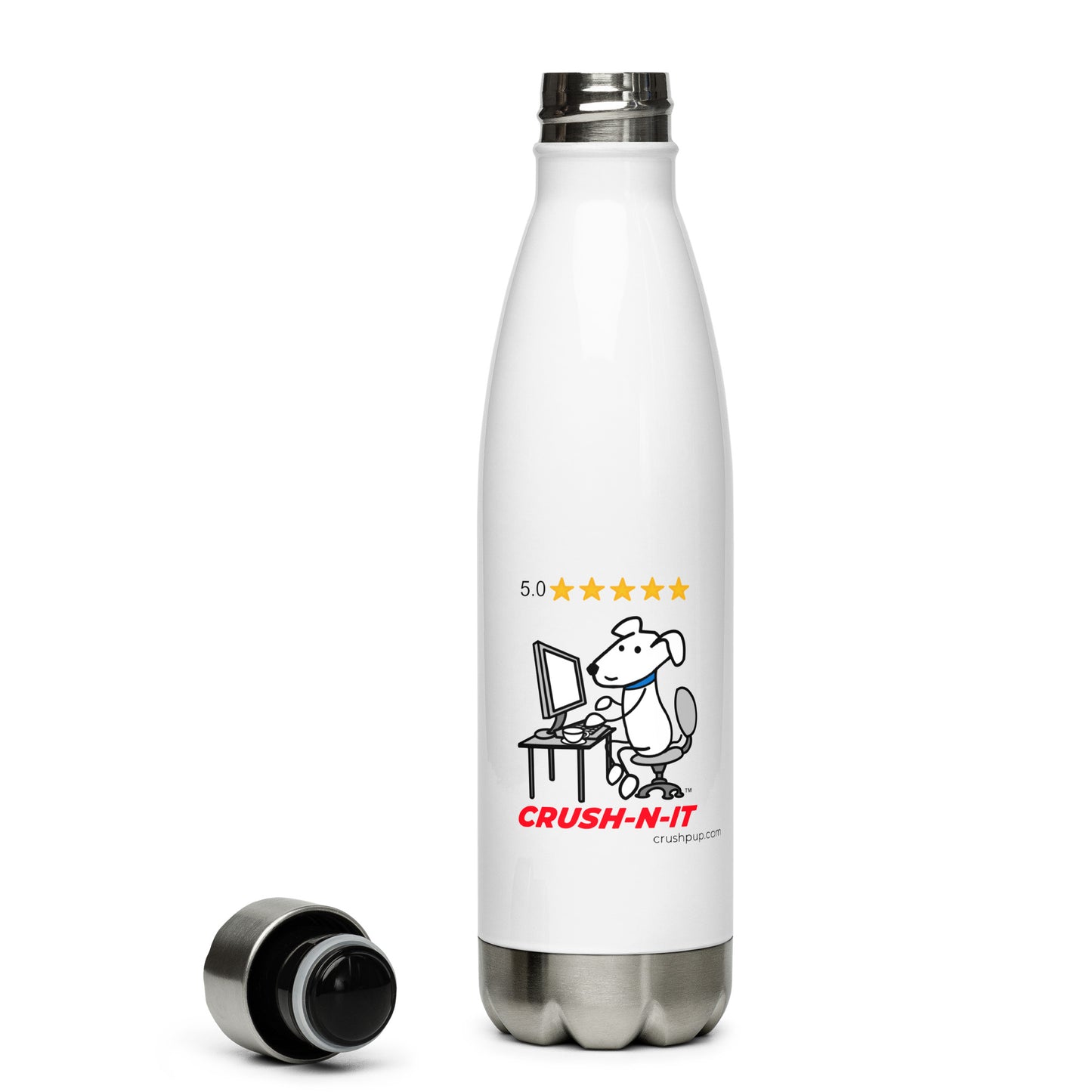 Stainless steel water bottle