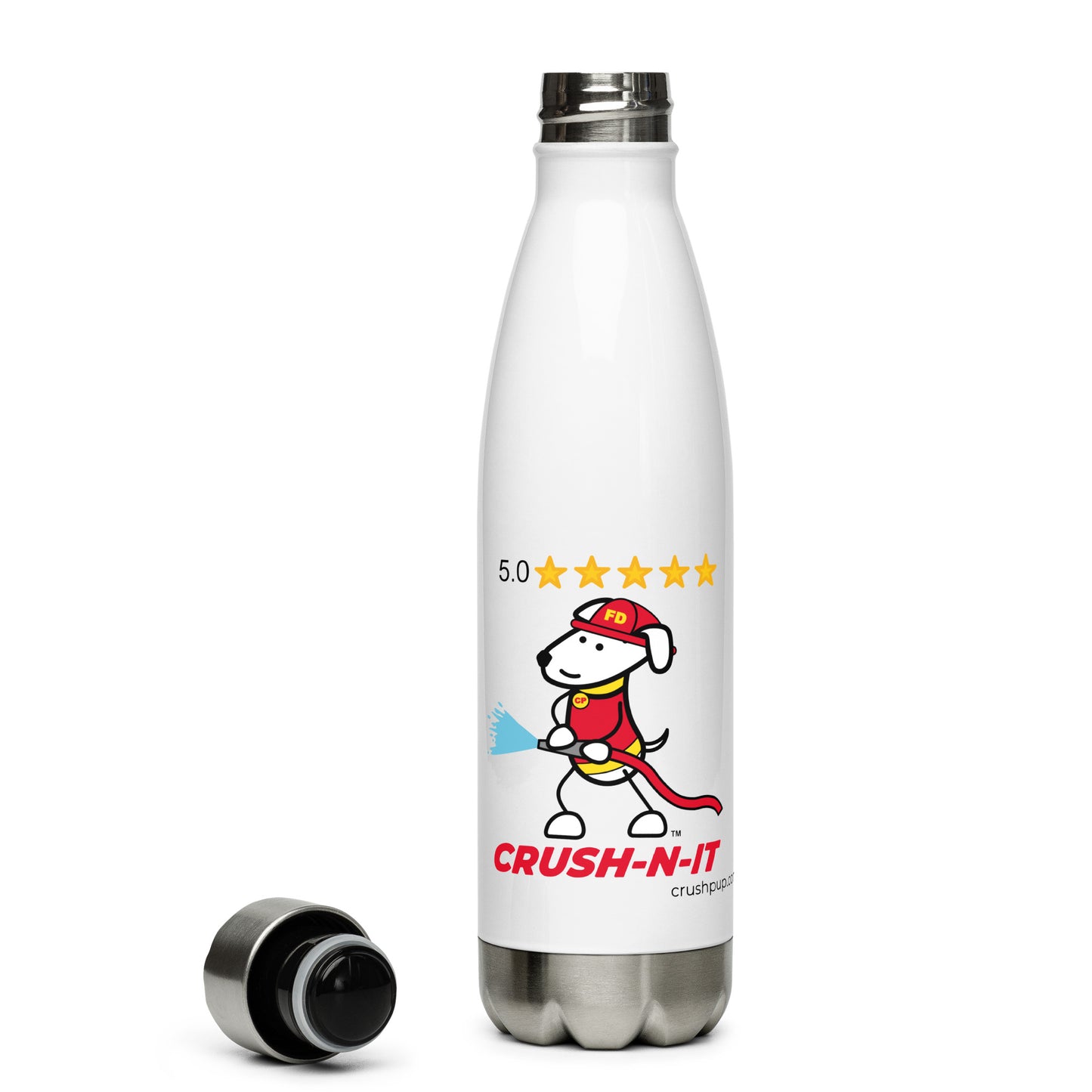 Stainless steel water bottle